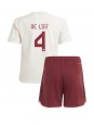 Bayern Munich Matthijs de Ligt #4 Alternativní dres pro děti 2023-24 Krátký Rukáv (+ trenýrky)
